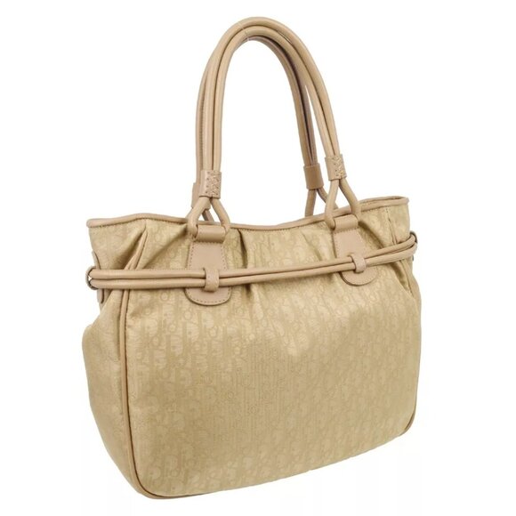 Christian Dior Beige Trotter Tote Handbag - Picture 2 of 7
